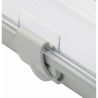 Pantalla estanca para 1 tubo LED de conexión dos lados