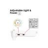 Foco LED 30W-40W PARMA blanco para carril monofásico 4CCT 60º