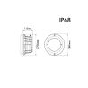 Pack Lámpara LED 45W G53 DC12V + Housing Carcasa Empotrable Para Piscinas | PAR56 | IP68