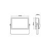 Foco Proyector LED 50W NEW AVANT BLACK - CCT COLOR SELECCIONABLE