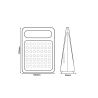 Foco Proyector Solar Portátil Led - 4W - Power Bank + USB Recargable