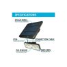 Aplique Solar LED Desmontable - 1000Lm - Sensor de presencia PIR - 4000K
