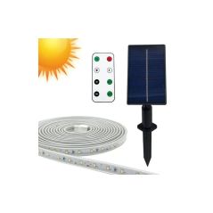 Kit Tira LED Solar Para Exterior 5m 2700K IP66