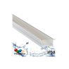 Regleta IP68 Luminaria LED Lineal - Empotrable -RGB+WW - BERLIN XL ANONIZADO PLATA - 24V.