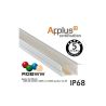 Regleta IP68 Luminaria LED Lineal - Empotrable -RGB+WW - BERLIN XL ANONIZADO PLATA - 24V.