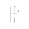 Kit Tira LED Solar Para Exterior 5m 2700K IP66