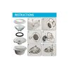 Housing PAR56 Carcasa Empotrable para Foco LED Piscina