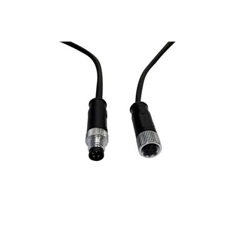 Cable conector Estanco 12V-24V - IP68 - M8 - Macho – Hembra 4x0,3mm2 – ø12mm