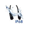 Cable conector Estanco 12V-24V - IP68 - M8 - Macho – Hembra 4x0,3mm2 – ø12mm