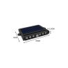 Aplique Foco Solar Orientable Led - 5W Chip - Sensor de Movimiento - 4000K
