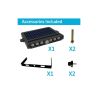 Aplique Foco Solar Orientable Led - 5W Chip - Sensor de Movimiento - 4000K
