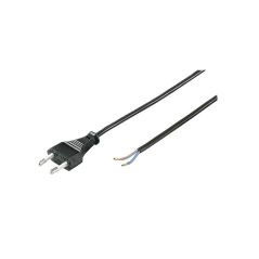 CABLE ENCHUFE NEGRO 2X0.75MM 1.8 MTS CJ144 [9GH001B]