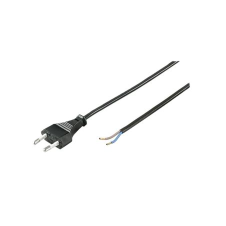 CABLE ENCHUFE NEGRO 2X0.75MM 1.8 MTS CJ144 [9GH001B]