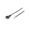 CABLE ENCHUFE NEGRO 2X0.75MM 1.8 MTS CJ144 [9GH001B]