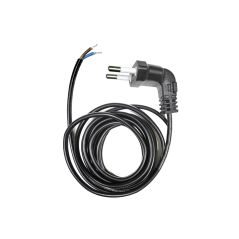 CABLE DE ENCHUFE NEGRO 1.8M 2X0.75 CJ144 [6KFXR21.8MB]