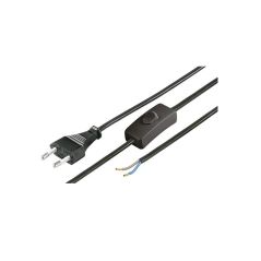 CABLE C/INTERRUPTOR 1.5M NEGRO 2X0.75MM2 BLI CJ144 [9GH001KB]
