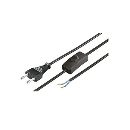 CABLE C/INTERRUPTOR 1.5M NEGRO 2X0.75MM2 BLI CJ144 [9GH001KB]