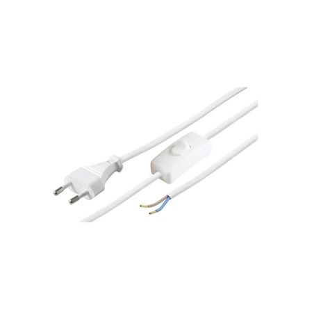 CABLE C/INTERRUPTOR 1.5M BLANCO 2X0.75MM2 BL CJ144 [9GH001KW]