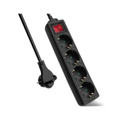 ALARGADOR 4 BASES CON INT. 3M NEGRO [9KFB04KAPL3MB]