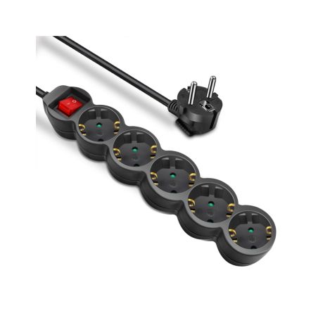 ALARGADOR 5 BASE C/INTER 3G1.0MM 1.5MTS NEGRO CJ40 [9KYG205SB]