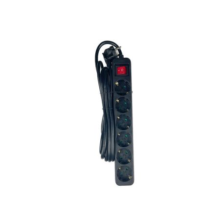 ALARGADOR 6 BASE C/INTRRU 3 MTS 3G1.5MM NEGRO [9KYG106S3MB]