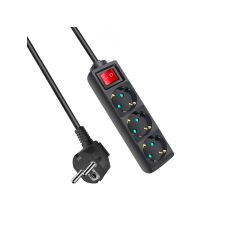 ALARGADOR 3 BASE C/INTRRU 3 MTS 3G1.5MM NEGRO CJ40 [9KFB03KA3MB]