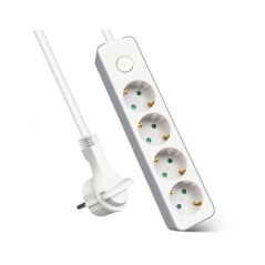 ALARGADOR 4 BASE C/INTER 3G1.0MM2 1.5MTS ENCHUFE PLANO [9SLGE804K]