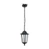 Farol exterior vintage E27 de aluminio y cristal - colgante o de techo, sin bombilla