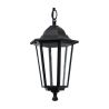 Farol exterior vintage E27 de aluminio y cristal - colgante o de techo, sin bombilla