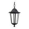 Farol exterior vintage E27 de aluminio y cristal - colgante o de techo, sin bombilla