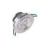 FOCO LED 3W @70/@85xH40 REDONDA PVC 6400K