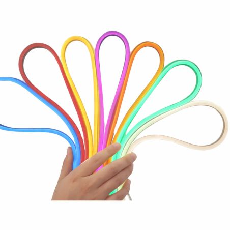 Tira NEON 12V 6*12mm silicona corte 1cm