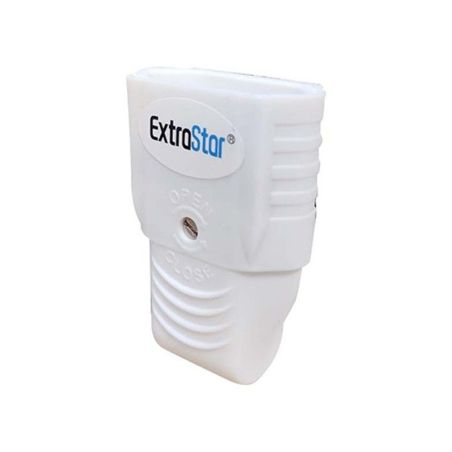 BASE ENCHUFE PLANO 10A/250~ BLANCO SALIDA LADO 240