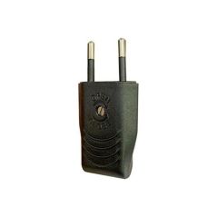 ENCHUFE PLANO 10A/250~ NEGRO CJ240