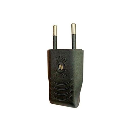 ENCHUFE PLANO 10A/250~ NEGRO CJ240