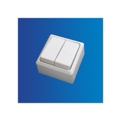 BASE FIJA DOBLE INTRRUPTOR SIN TAPA CJ120