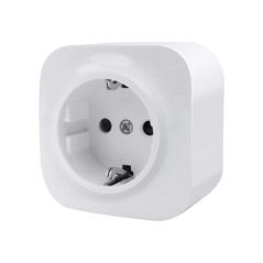 BASE DE ENCHUFE DE SUPERFICIE BLANCO SIMPLE 16A 250V