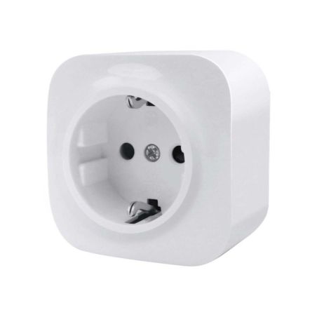 BASE DE ENCHUFE DE SUPERFICIE BLANCO SIMPLE 16A 250V