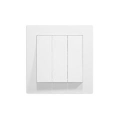 INTERRUPTOR TRIPLE EMPOTRABLE  BLANCO CJ120