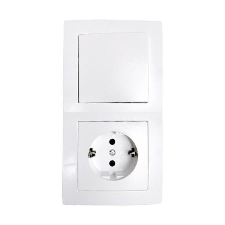 INTERRUPTOR 1UNIDAD DE 2VIAS + ENCHUFE