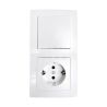 INTERRUPTOR 1UNIDAD DE 2VIAS + ENCHUFE