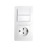 INTERRUPTOR 2UNIDAD DE 2VIAS + ENCHUFE