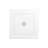 BASE C/TOMA DE TV EMPOTRABLE  BLANCO CJ120