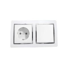 BASE ENCHUFE C/INTER EMPOTRABLE  MATE CJ72