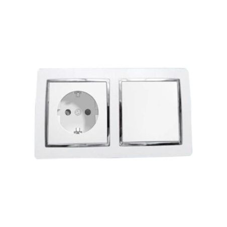 BASE ENCHUFE C/INTER EMPOTRABLE  MATE CJ72