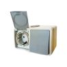 INTERRUPTOR EXTERIOR IP54 DE 1 VIA 10AX 250V Y BASE ENCHUFE SCHUKO 16A 250V 2P+T