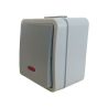 INTERRUPTOR EXTERIOR CON LUZ IP54 DE 1 VIA 10AX 250V
