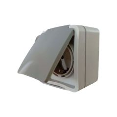 BASE ENCHUFE SCHUKO DE EXTERIOR IP54 AX16A 250V 2P+T