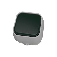 INTERRUPTOR DE 2 VIAS DE 1 BANDA IP54 USO EXTERIOR 10X~250 GRIS OSCURO