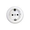 BASE DE ENCHUFE REDONDO 16A 250V 2P+T MONTAJE SUPERFICIE